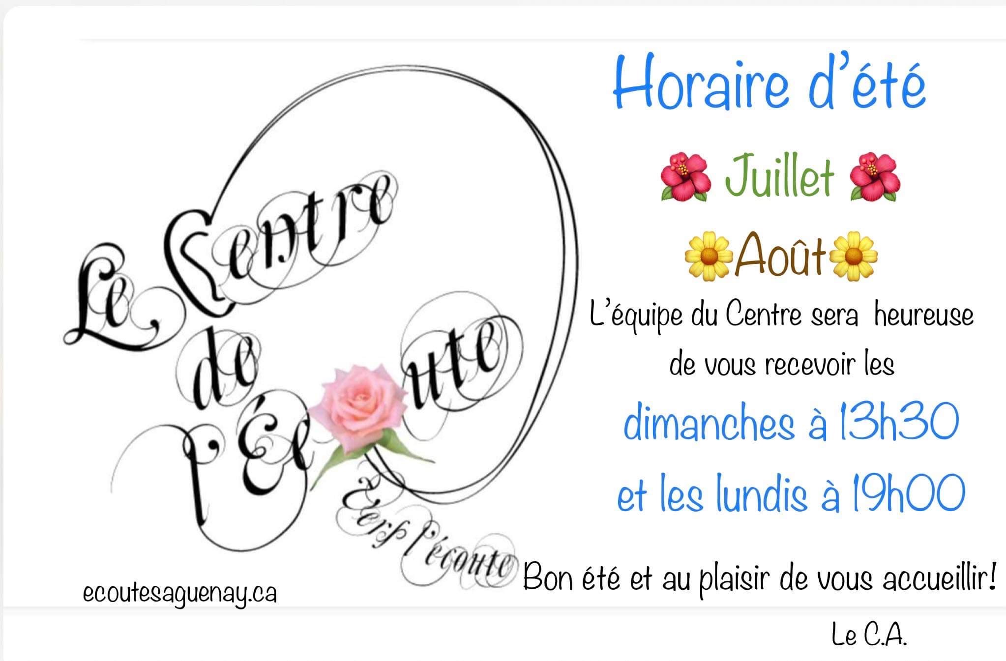 horaire d 'été